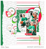 Scrapbooking  Elles Studio - Holiday Puffy Stickers