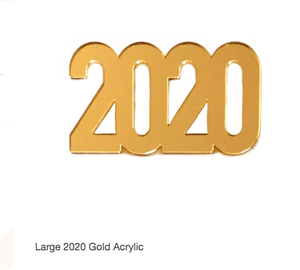 Scrapbooking  Elles Studio - Large 2020 Gold Acrylic