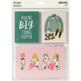 Scrapbooking  I Am Sn@p! Card Pack 72/Pkg Embellishments