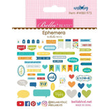 Scrapbooking  Bella Blvd Wish Big Boy Cardstock Die-Cuts Ephemera, Words, Shapes, Tabs Ephemera