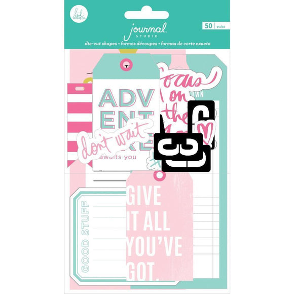 Scrapbooking  Heidi Swapp Journal Studio Ephemera 50/Pkg Adventure Ephemera
