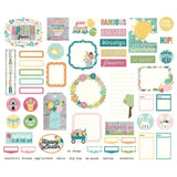 Scrapbooking  Hip Hop Hooray Journal Bits & Pieces Die-Cuts 56/Pkg Ephemera