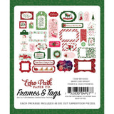 Scrapbooking  Merry & Bright Cardstock Die-Cuts 33/Pkg - Frames & Tags Ephemera
