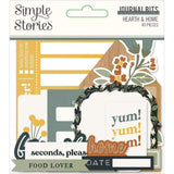 Scrapbooking  Simple Stories Hearth & Home Bits & Pieces Die-Cuts 40/Pkg Journal ephemera