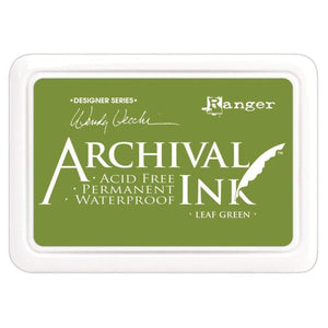 Scrapbooking  Wendy Vecchi Archival Ink Pad - Fern Green ink
