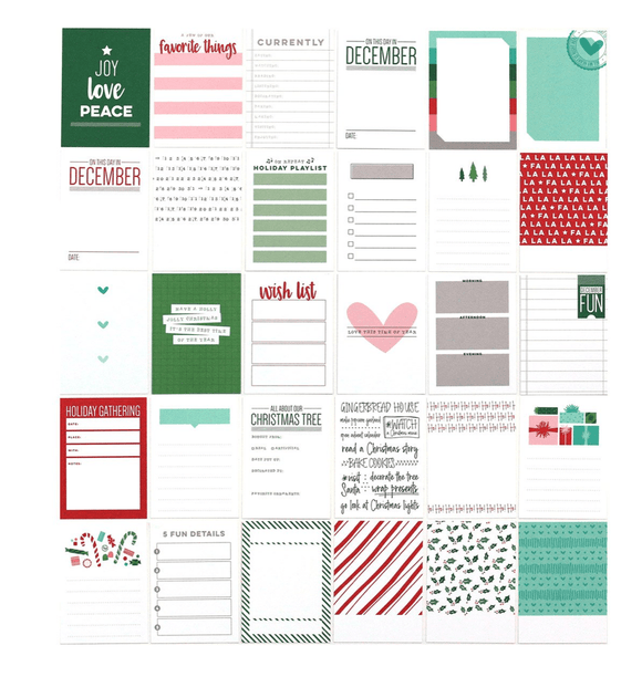 Scrapbooking  Document December 2018 Journaling Tags and Die Cuts kit