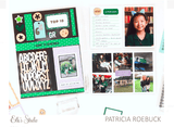 Scrapbooking  Elles Studio ABC Wood Veneer kit