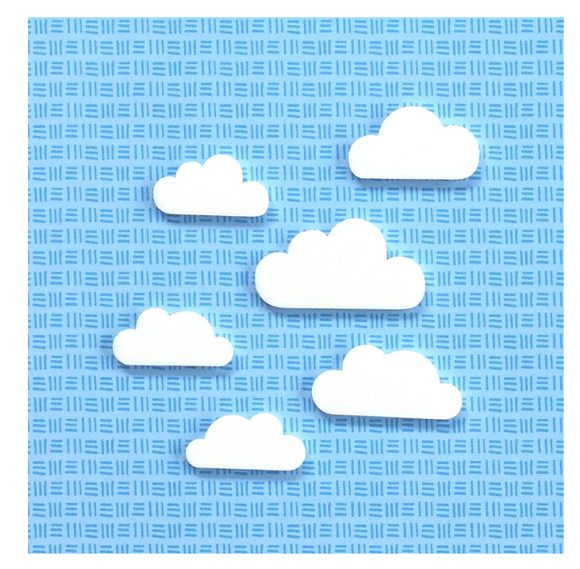Scrapbooking  Elles Studio - Acrylic Clouds kit
