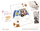 Scrapbooking  Elles Studio - Cork Stars kit
