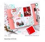 Scrapbooking  Elles Studio - December 2019 Monthly Kit kit