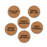 Scrapbooking  Elles Studio - Makes Me Smile Cork Circles kit