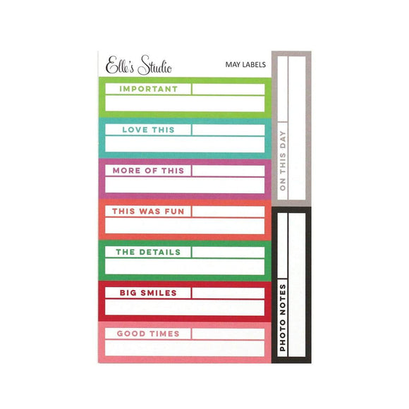 Scrapbooking  Elles Studio - May Labels kit