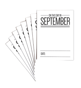 Scrapbooking  Elles Studio - On This Day in September Journaling Tags kit
