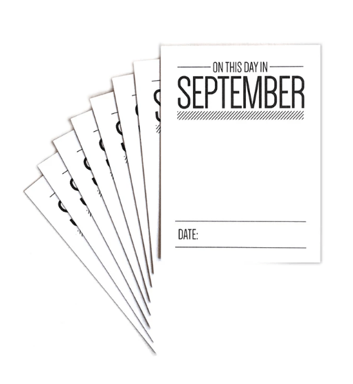 Scrapbooking  Elles Studio - On This Day in September Journaling Tags kit