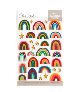 Scrapbooking  Elles Studio - Rainbow Puffy Stickers kit