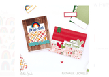 Scrapbooking  Elles Studio - Rainbow Puffy Stickers kit