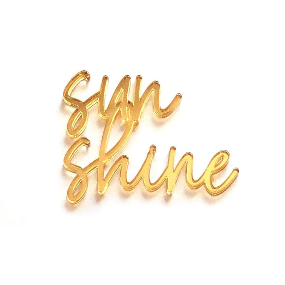 Scrapbooking  Elles Studio - Sunshine Gold Acrylic kit