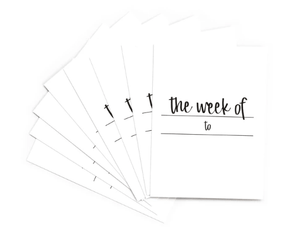 Scrapbooking  Elles Studio - The Week Of 3x4 inch Journaling Tags kit