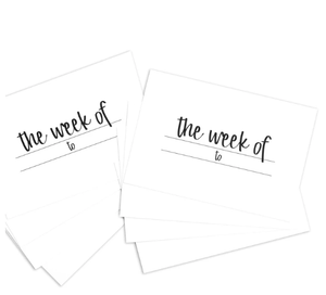 Scrapbooking  Elles Studio - The Week Of 4x6 inch Journaling Tags kit