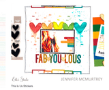 Scrapbooking  Elles Studio - This Is Us Stickers kit