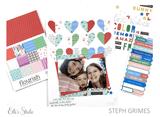 Scrapbooking  Elles Studio - Title Builder Vol. 4 Puffy Stickers kit