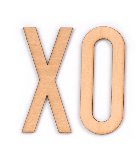 Scrapbooking  Elles Studio - XO Wood Veneer kit