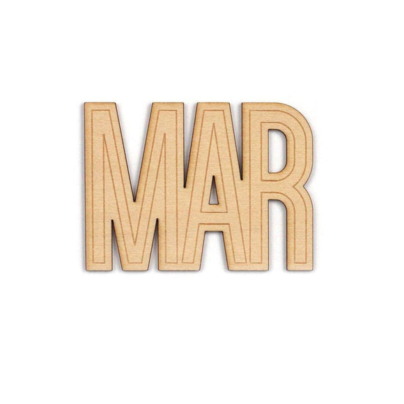 Scrapbooking  March Wood Veneer kit