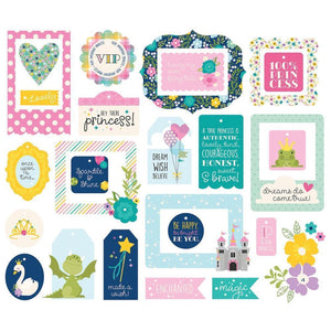 Scrapbooking  Little Princess Tags & Frames - 26pk