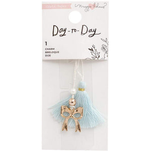 Scrapbooking  Maggie Holmes Day-To-Day Charm Bookmark 2"X4.5" Bow
