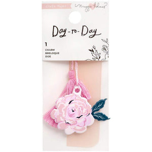 Scrapbooking  Maggie Holmes Day-To-Day Charm Bookmark 2"X4.5" Floral