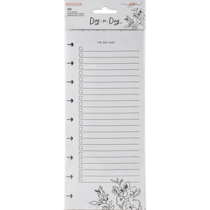 Scrapbooking  Maggie Holmes Day-To-Day Dbl-Sided Notepad 4.25"X11" 60/Pkg Shopping & To-Do List