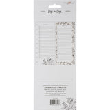 Scrapbooking  Maggie Holmes Day-To-Day Dbl-Sided Notepad 4.25"X11" 60/Pkg Shopping & To-Do List