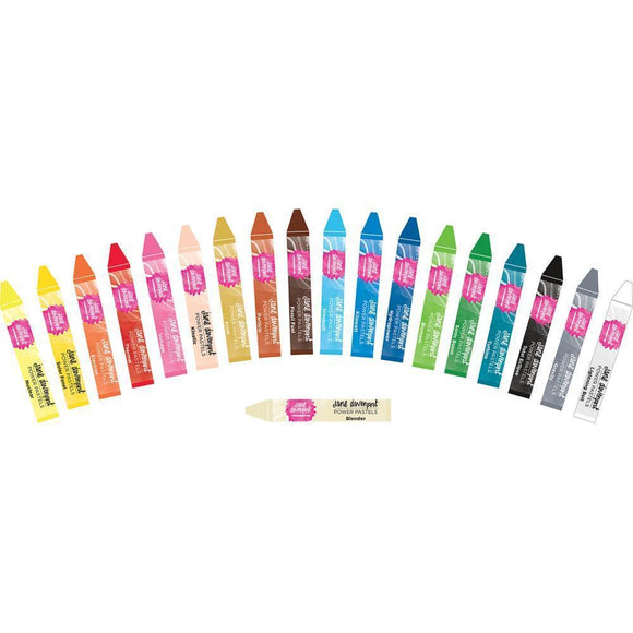 Scrapbooking  Jane Davenport Mixed Media 2 Crayons & Pastels 20/Pkg Power Pastels Mixed Media