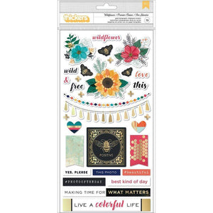 Scrapbooking  Vicki Boutin Wildflower & Honey Thickers 5.5"X11" 75/Pkg Mixed Media