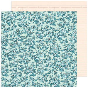 Scrapbooking  Maggie Holmes Garden Party Double-Sided Cardstock 12"X12" - Blossom in Bloom Paper 12"x12"