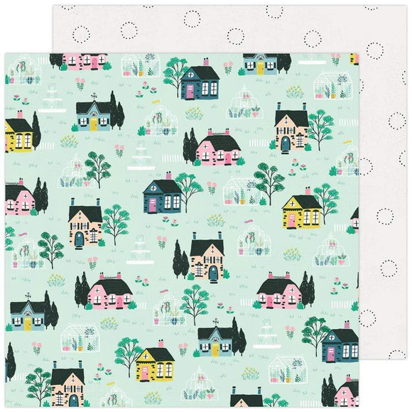 Scrapbooking  Maggie Holmes Garden Party Double-Sided Cardstock 12