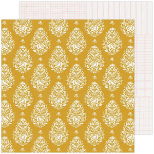 Scrapbooking  Maggie Holmes Garden Party Double-Sided Cardstock 12"X12" - Country Arbor Paper 12"x12"