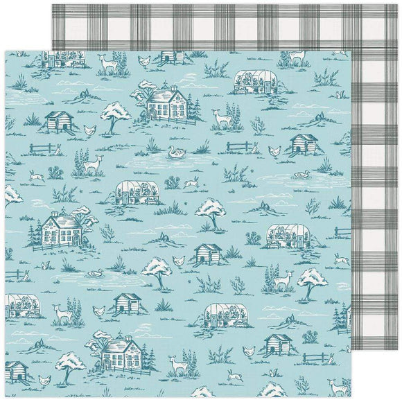 Scrapbooking  Maggie Holmes Garden Party Double-Sided Cardstock 12