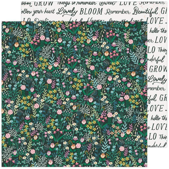 Scrapbooking  Maggie Holmes Garden Party Double-Sided Cardstock 12
