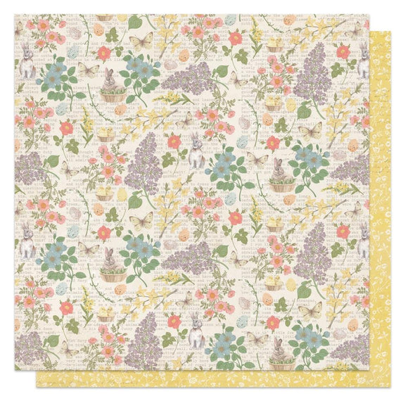 Scrapbooking  Photoplay Bunnies & Blooms Double-Sided Cardstock 12