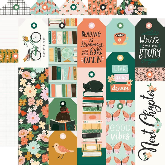 Scrapbooking  Simple Stories My Story Double-Sided Cardstock 12