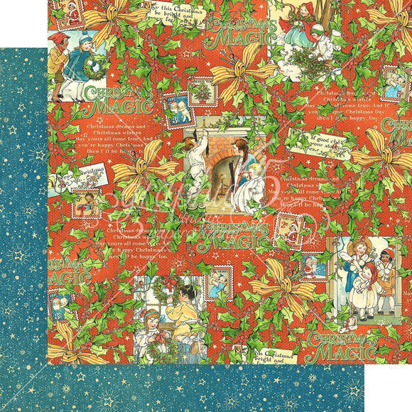 Scrapbooking  Christmas Magic Double-Sided Cardstock 12