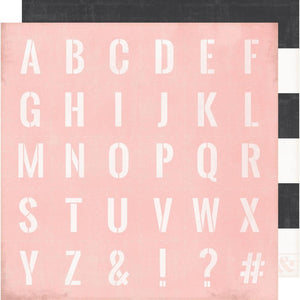 Scrapbooking  Heidi Swapp Emerson Lane Double-Sided Cardstock 12"X12" - Paper Classics Paper 12x12