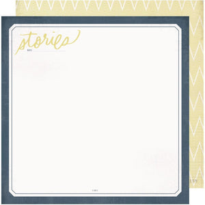 Scrapbooking  Heidi Swapp Emerson Lane Double-Sided Cardstock 12"X12" - True Stories Paper 12x12