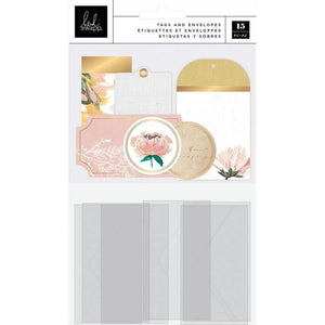 Scrapbooking  Heidi Swapp Storyline Chapters Tags & Pockets 15/Pkg Paper 12x12