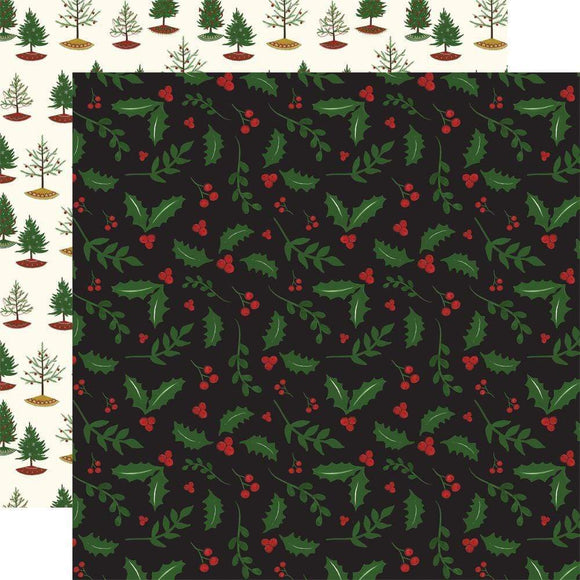 Scrapbooking  Here Comes Santa Claus Double-Sided Cardstock 12