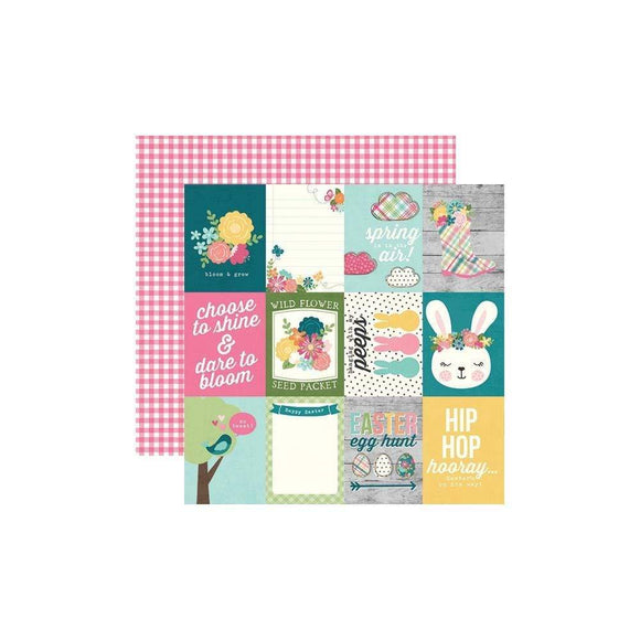 Scrapbooking  Hip Hop Hooray Double-Sided Cardstock 12
