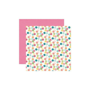 Scrapbooking  Hip Hop Hooray Double-Sided Cardstock 12"X12" - Bunny Tails Paper 12x12