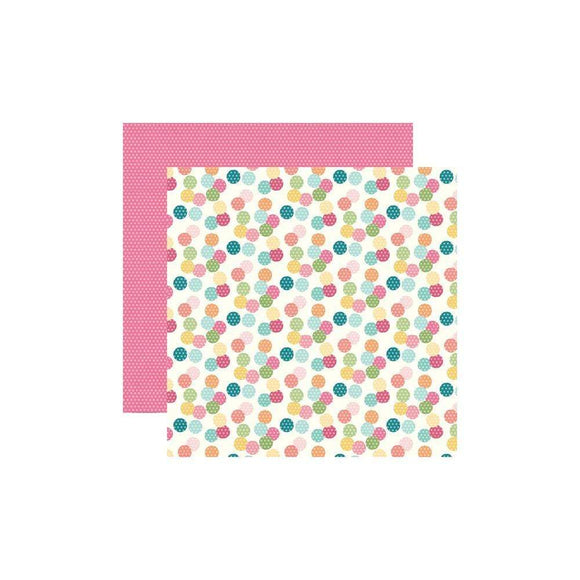 Scrapbooking  Hip Hop Hooray Double-Sided Cardstock 12
