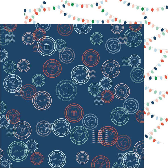 Scrapbooking  Holiday Vibes Double-Sided Cardstock 12
